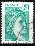 FRANCE 1967°  0,20 F  Emeraude  Sabine De Gandon (10% De La Cote + 0,15€) - 1977-1981 Sabina Di Gandon