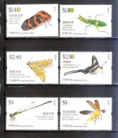 2012 Hong Kong Insects Stamps Insect Butterfly Dragonfly Firefly Moth Cicadas Bug Fauna Mount - Nuovi