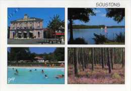 40 SOUSTONS Mairie Lac Piscine Camping L'Airial Bruyeres Et Forets De Pins - Soustons