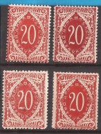 1919 SHS SLOVENIJA VERIGARI JUGOSLAVIJA   DIFFERENT COLOR - PAPER - PERFORATION   INTERESTING COLOR NEVER   HINGED - Nuevos