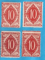 1919 SHS SLOVENIJA VERIGARI JUGOSLAVIJA   DIFFERENT COLOR - PAPER - PERFORATION   INTERESTING COLOR NEVER   HINGED - Nuevos