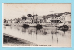 SAINT VALERY SUR SOMME - Le Port Et Le Quai Perrée + Voiliers - Saint Valery Sur Somme