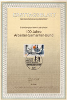 ALLEMAGNE  Notice 1er Jour 1988   Abeiter Samariter Bund Secourisme Au Travail - First Aid