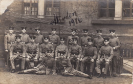 CP Photo 1916 MINDEN - Pionier I Rekruten Depot - Pionier Ersatz Batt. XI (S.B. Pionier-Komp 368) (A53, Ww1, Wk1) - Minden
