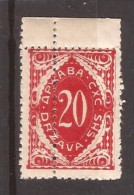 1919 SHS SLOVENIJA VERIGARI JUGOSLAVIJA  VERTICAL EROR PERFORATION INTERESTING COLOR   MNH - Unused Stamps