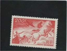 France  Poste Aérienne N° 19  *    Valeur  YT : 4,00 € - 1927-1959 Postfris