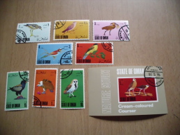 Oman: 8 Werte 1 Block Vögel-Birds - Oman