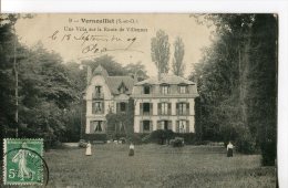 CPA : VERNOUILLET : 1 Villa Sur La Route De VILLENNES : Devant Cette Villa Dans Le Jardin, 3 Femmes à Divers Endroits - Vernouillet