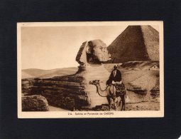 45030     Egitto,   Sphinx  Et  Pyramide  Cheops,  NV - Piramiden