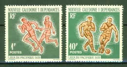 Sport - Athlétisme, Course De Relais, Football - NOUVELLE CALEDONIE - Jeux Du Pacifique Sud - N° 308 310 ** - 1963 - Ongebruikt