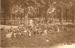 Le Repos Des Militaires, Soldats Dans Une Foret A Identifier!!!! - Sonstige & Ohne Zuordnung