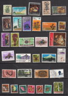 NOUVELLE ZELANDE LOT DE 32 TIMBRES OBLITERES DIFFERENTS - Collections, Lots & Séries