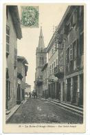 CPA -LE BOIS D' OINGT -RUE SAINT JOSEPH -Rhône (69) -Circulé 1907 -pharmacie, Caisse D' épargne... - Le Bois D'Oingt