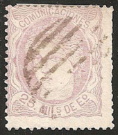 ESPAÑA 1870 - Edifil Esp #106 - VFU - Used Stamps