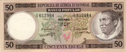 BILLET # GUINEE EQUATORIALE # 50 EKUELE  # 1975 # PICK 5 A   #  NEUF # - Guinea Equatoriale