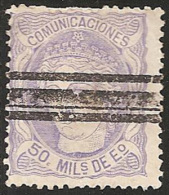 ESPAÑA 1870 - Edifil #107s Barrado - Ongebruikt