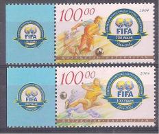 ** KAZAKISTAN 100th YEAR FIFA 2 V. MNH - Andere & Zonder Classificatie