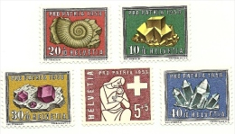 1958 - Svizzera 606/10 Pro Patria C2948^ - Neufs