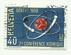1958 - Svizzera 611 Energia Atomica C2949^ - Atomo