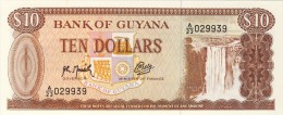 BILLET # GUYANE # 10 DOLLARS  # PICK 23 A  #  NEUF # TYPE 1966 # - Guyana