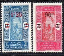 Dahomey ; 1925 ; N°Y : 79-80 ; N  . ; "Indigène Et Cocotier " ; Cote Y : 3.00 E. - Unused Stamps