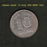 VIETNAM---SOUTH    10  DONG  1964  (KM # 8) - Viêt-Nam