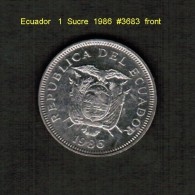 ECUADOR    1  SUCRE  1986   (KM # 85) - Equateur