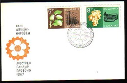 BULGARIA \ BULGARIE - 1967 - 23 Exemple International Fair Plovdiv `67  - Spec.covert - Spec.cach - Storia Postale