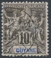 Guyane No 34 Oblitéré - Usados