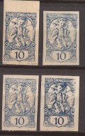 1919 SHS SLOVENIJA VERIGARI JUGOSLAVIJA   DIFFERENT COLOR - PAPER - PERFORATION   INTERESTING COLOR NEVER   HINGED - Ungebraucht