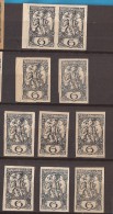 1919 SHS SLOVENIJA VERIGARI JUGOSLAVIJA   DIFFERENT COLOR - PAPER - PERFORATION   INTERESTING COLOR NEVER   HINGED - Unused Stamps