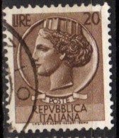 PIA - ITA -REPUBBLICA :  1955-58 :  Siracusana  - SPECIALIZZAZIONE -  (SAS 768/I - CAR 299) - Varietà E Curiosità