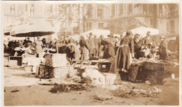Photo Originale Janvier 1924 NICE - Le Marché Aux Légumes (A54) - Marchés, Fêtes