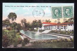 USA-95 BATHING POOL AND BATH HOUSE 15TH AND BENTON BLVD KANSAS CITY - Kansas City – Missouri