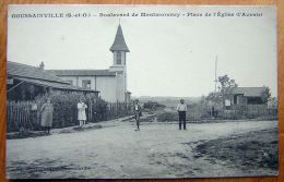 Cpa GOUSSAINVILLE 95 Boulevard De Montmorency - Place De L' Eglise D' Avenir - Goussainville