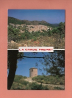 * CPM..( Dépt 83 )..LA GARDE FREINET  :  Vue Générale Et Moulin    :  Voir Les 2 Scans - La Garde Freinet