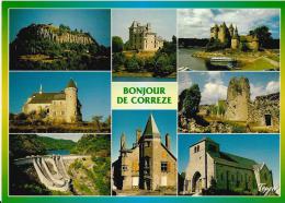 Bort Les Orgues - Chateau De Sedière, De Val St Angel, Ruines De Ventadour, Barrage,  Non écrite - Autres & Non Classés