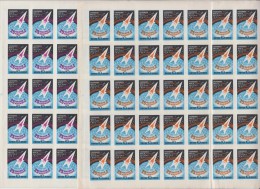 Russia, USSR, 1962 Anniversary Of The Mission In Orbit, The Spaceship Vostok 2   	Mi.No. 2632 - 2633 - Full Sheets