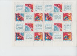 Russia, USSR, 1968 Day Of Cosmonauts  Mi.No. 3480 - 3482 - Fogli Completi