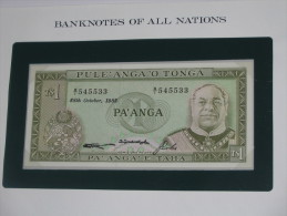 1 Pa Anga - Pule Anga O TONGA  - Billet Neuf - UNC  !!!  *** ACHAT IMMEDIAT *** - Tonga