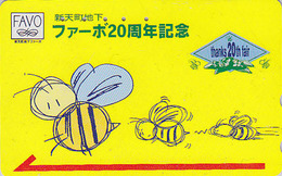 Télécarte Japon / 110-011 - Animal -  - ABEILLE - BEE Japan Phonecard ** FAVO FAIR ** Expo  - BIENE - ABEJA - 79 - Honeybees