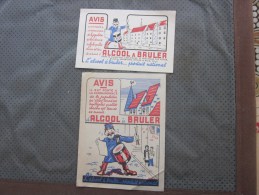 Protège-cahier + Buvard : Même Thème Alcool à Brûler Produit National Verso Savez-vous Que... - Book Covers