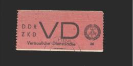 DDR Gestempelt ZKD VD  1  Katalog  35,00 - Other & Unclassified