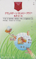 Télécarte Japon / 110-011 - Animal - ABEILLE & GOLF - BEE & Sport Japan Phonecard - BIENE Telefonkarte - ABEJA - 84 - Honeybees