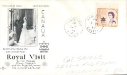 (939) FDC Cover Posted From Canada - 1967 - 1952-1960