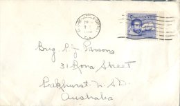 (939) FDC Cover Posted From Canada - 1960's - 1961-1970