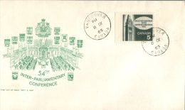 (939) FDC Cover Posted From Canada - 1965 - 1961-1970