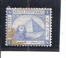 Egipto - Egypt. Nº Yvert  34 (MH/*) (manchado) - 1866-1914 Khedivaat Egypte