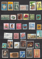 NOUVELLE ZELANDE LOT DE 34 TIMBRES OBLIETERES DIFFERENTS - Colecciones & Series