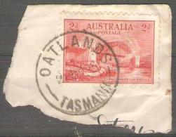 TASMANIA -  1932  Postmark, CDS - OATLANDS - Usados